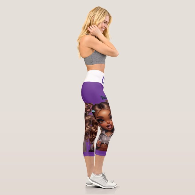 Leggings Capri CHIBI Méchante (Droite)