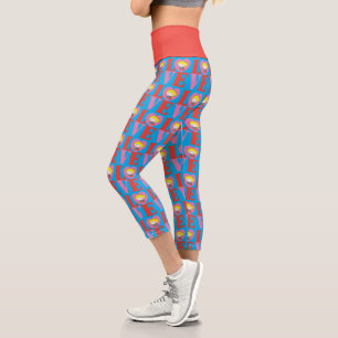 Leggings Capri Chibi Supergirl LOVE