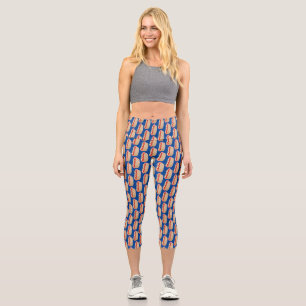 Leggings Capri Chien chaud mignon drôle dessin animé