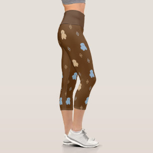 Leggings Capri Chien Lhasa Apso motif