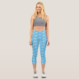 Leggings Capri Chien Pointer allemand à poil court dessin animé