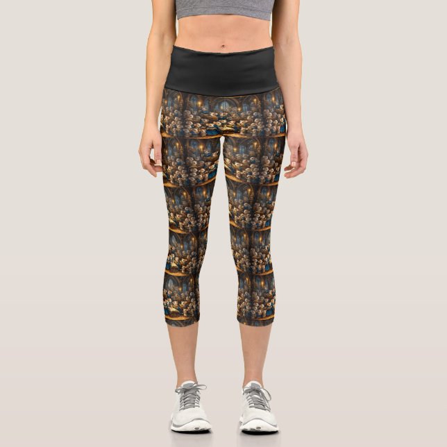 Leggings Capri Chorale de souris de l'église (Recto)
