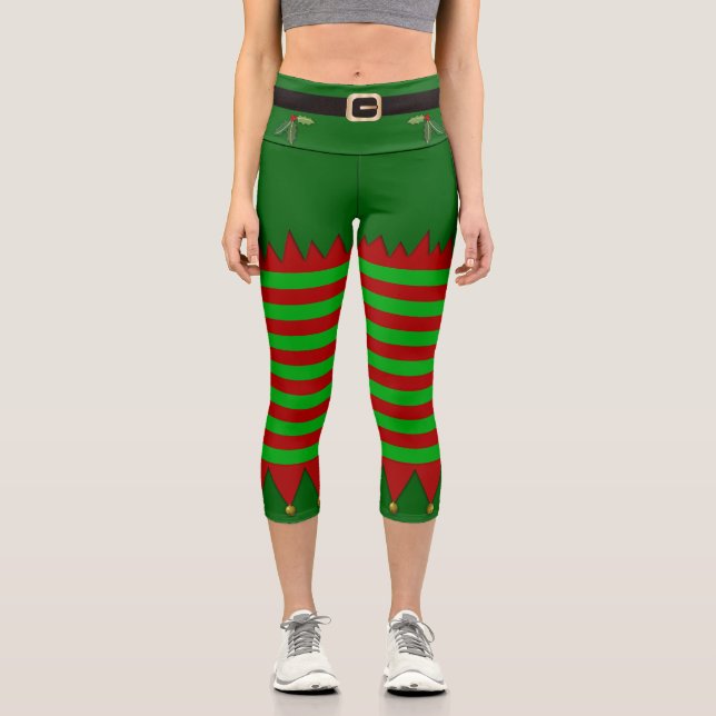 Leggings Capri Christmas Elf (Recto)