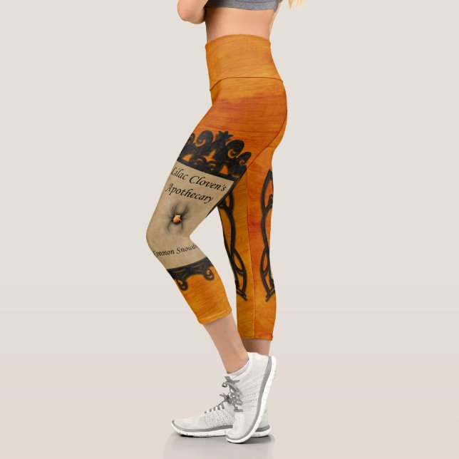 Leggings Capri Chute de neige commune (Gauche)
