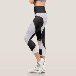 Leggings Capri cible déchirures