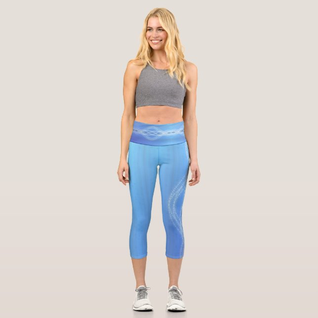 Leggings Capri Ciel bleu (Recto)