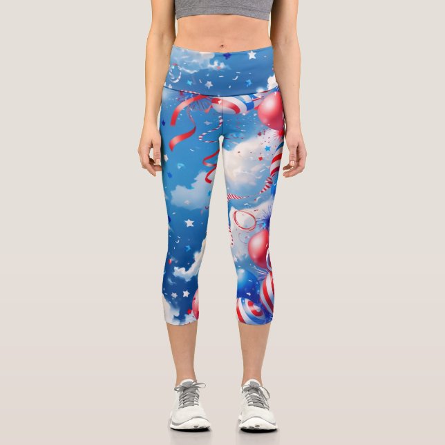 Leggings Capri Ciel Plein de Liberté (Recto)