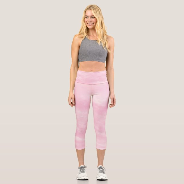 Leggings Capri Ciel rose 1 (Recto)