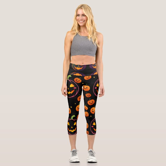Leggings Capri Citrouille (Recto)