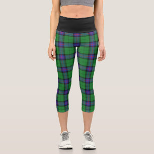 Leggings Capri Clan classique Armstrong Tartan Plaid