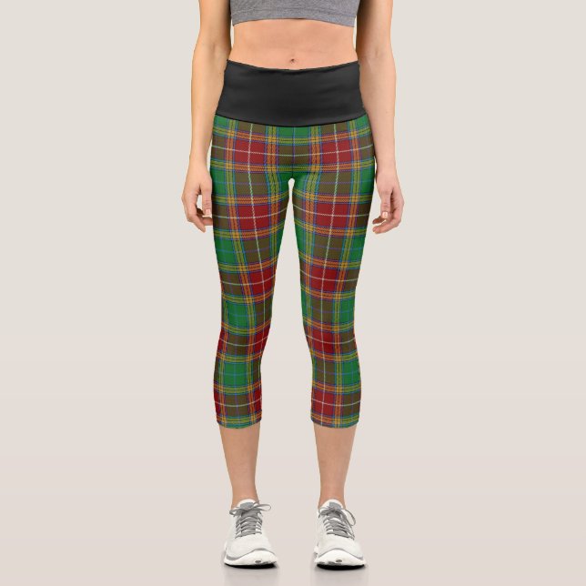 Leggings Capri Clan Classique Baxter Tartan Plaid (Recto)