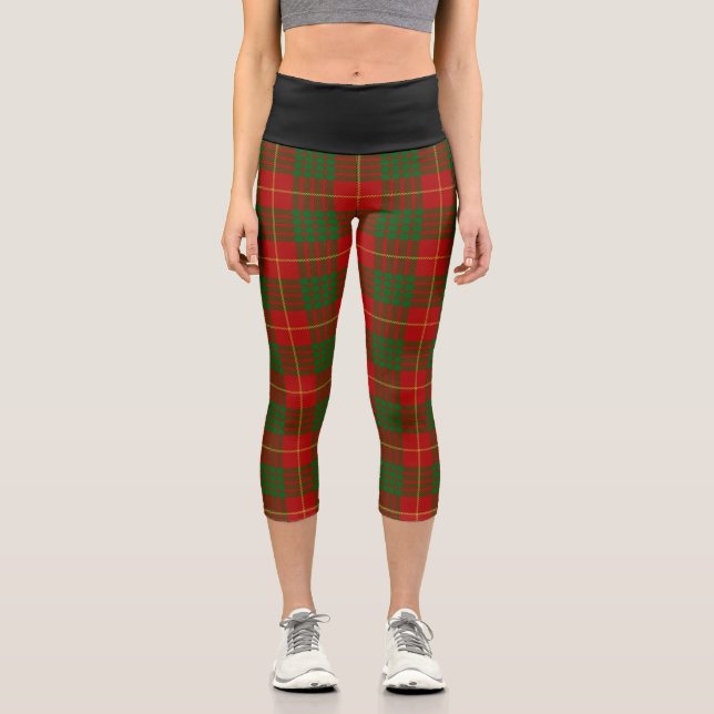 Leggings Capri Clan classique Cameron Tartan Plaid (Recto)