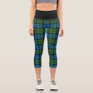 Leggings Capri Clan Classique Colquhoun Tartan Plaid