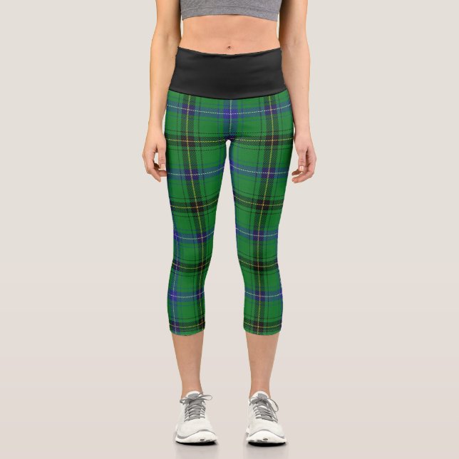 Leggings Capri Clan Classique Henderson Tartan Plaid (Recto)