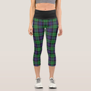 Leggings Capri Clan Classique Leslie Chasse Tartan Plaid