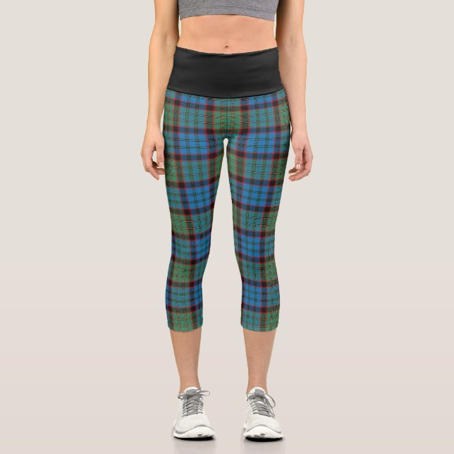 Leggings Capri Clan classique MacNicol Chasse Tartan Plaid (Recto)