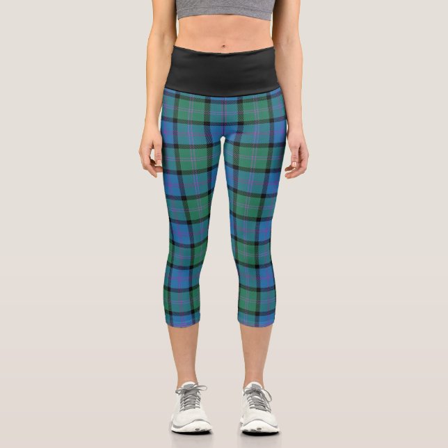 Leggings Capri Clan classique MacThomas Tartan Plaid (Recto)