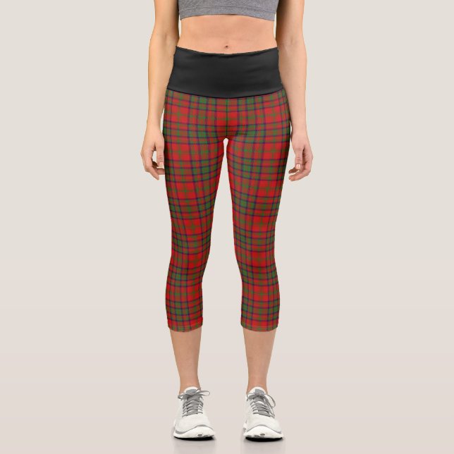 Leggings Capri Clan classique Matheson Tartan Plaid (Recto)