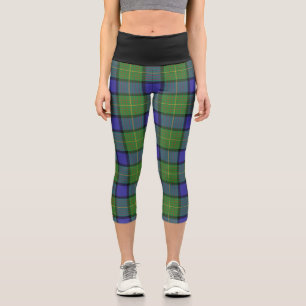 Leggings Capri Clan Classique Muir Tartan Plaid
