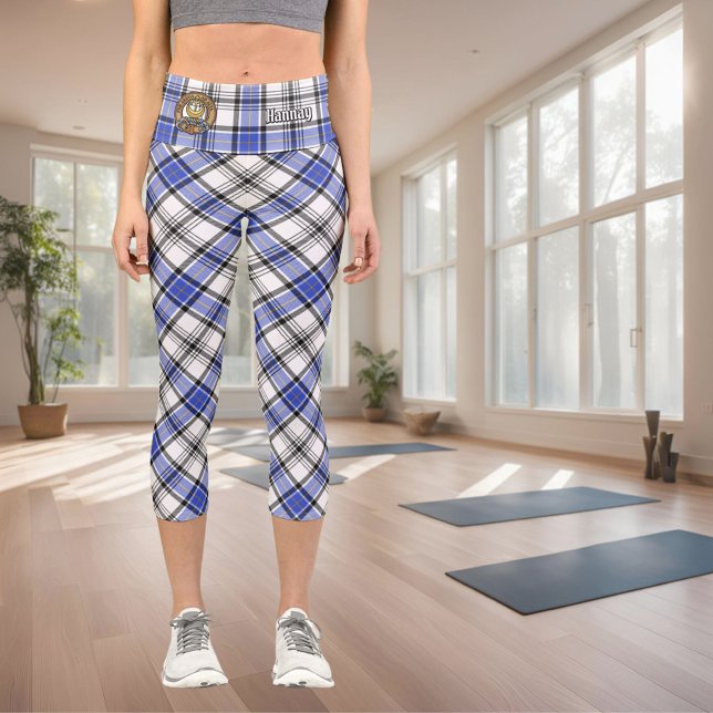 Leggings Capri Clan Hannay Tartan (Créateur téléchargé)
