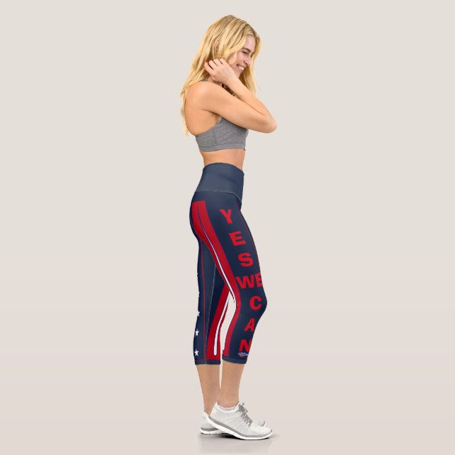 Leggings Capri Classique américain coloré  (Droite)