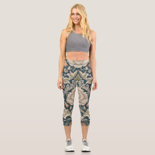 Leggings Capri Classique Floral du Jardin William Morris Severn