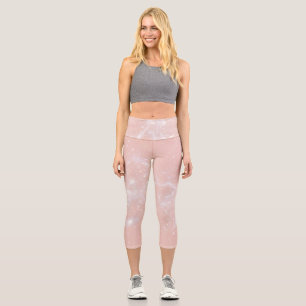 Leggings Capri Collants Letter E Capri