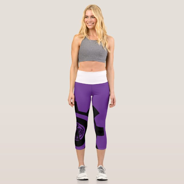 Leggings Capri Collants Swan Valley VikingBots  (Recto)