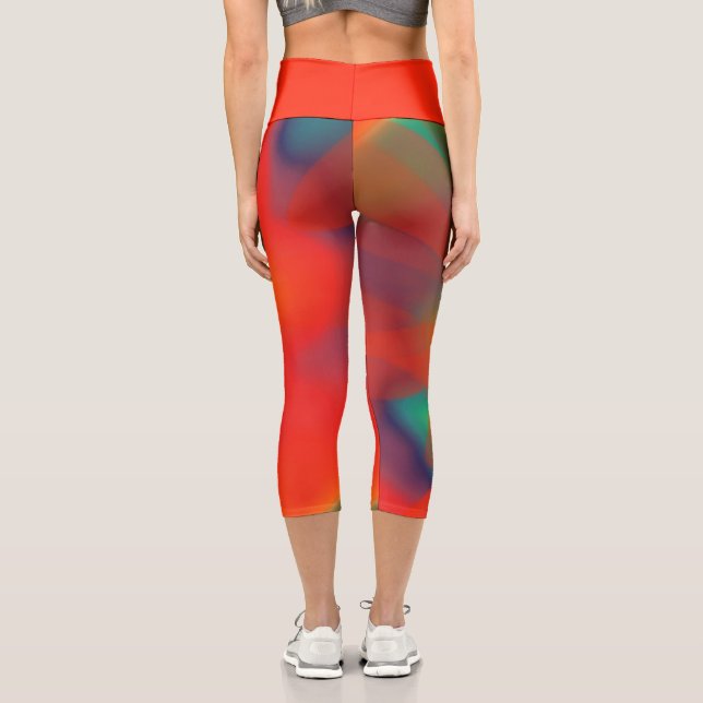 Leggings Capri Coloré Cravate (Verso)