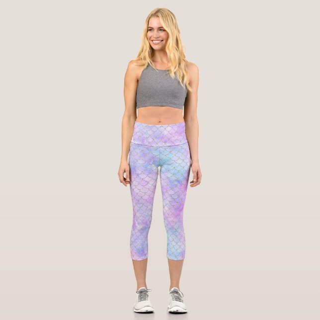 Leggings Capri Conception de la série Galaxie Sirène 1  (Recto)