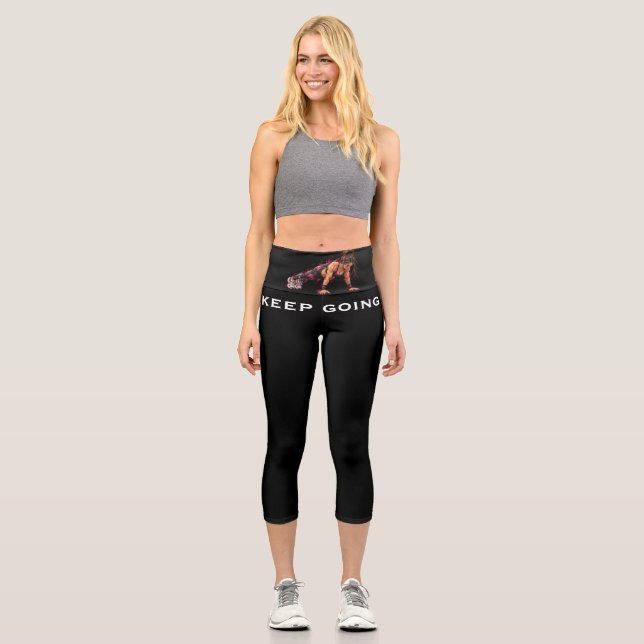 Leggings Capri Conception d'entraînement continue  (Recto)