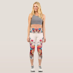 Leggings Capri Conception papillon