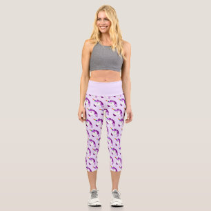 Leggings Capri Conception Unicorn Vous Choisissez Couleur Arrière