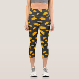 Leggings Capri Cool et amusant yummy taco motif