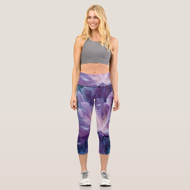 Leggings Capri CosmicFlower (Recto)