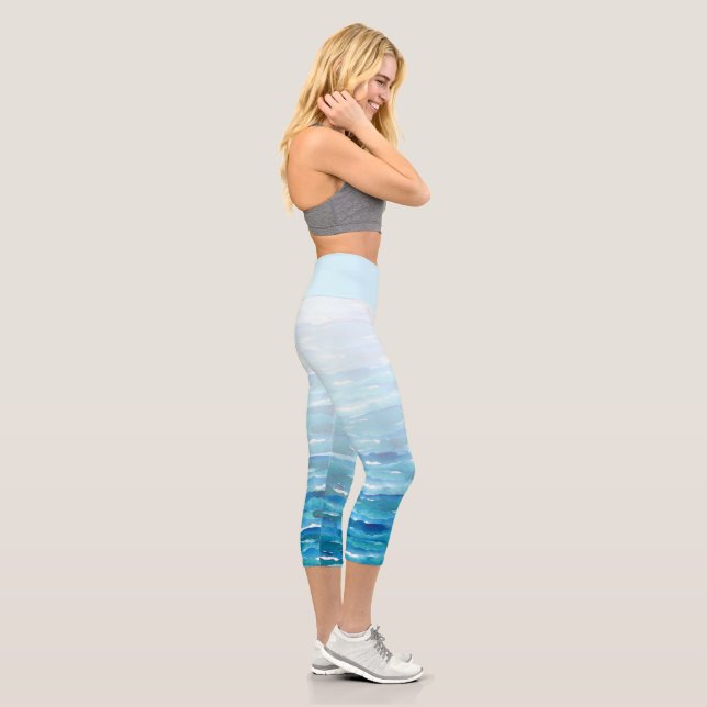 Leggings Capri Côtière Yoga Capris haut taille (Droite)