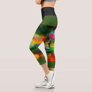 Leggings Capri Couleur mixte