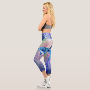 Leggings Capri Couple de dauphin - Beau -