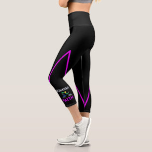 Leggings Capri Courir sur la foi Christian Runner
