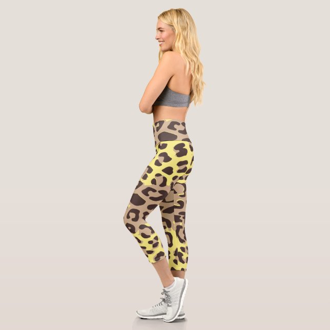 Leggings Capri Course féminine et yoga (Gauche)