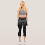 Leggings Capri Créez votre propre personnalisation<br><div class="desc">Personnalisez ce produit en ajoutant votre propre texte ou en repensant entièrement à partir de zéro en remplaçant notre image par la vôtre ! Visitez Carte Postale sur Zazzle pour magasiner toute notre collection de cadeaux personnalisés,  de fournitures de fête,  de déco maison,  d'imprimés d'art et plus encore.</div>