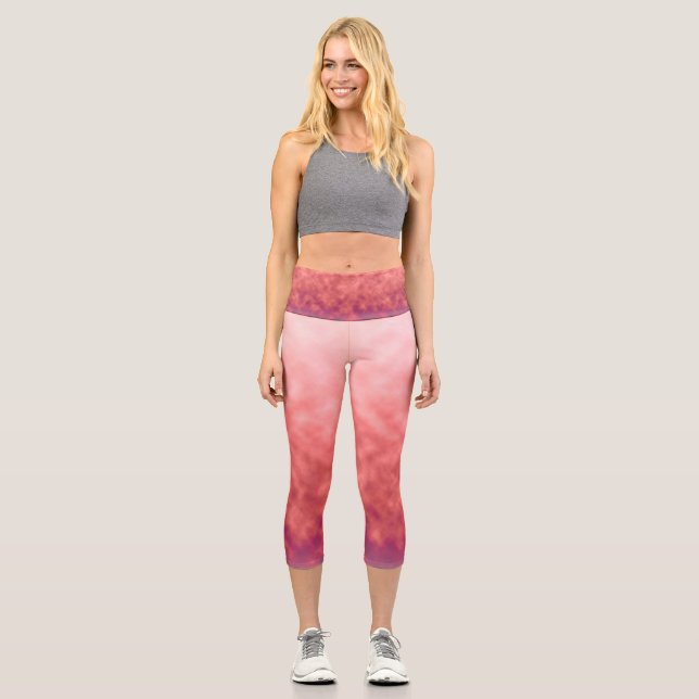 Leggings Capri Crépuscule Velours (Recto)
