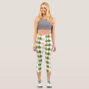 Leggings Capri Cute ananas guava feijoa drôle dessin animé