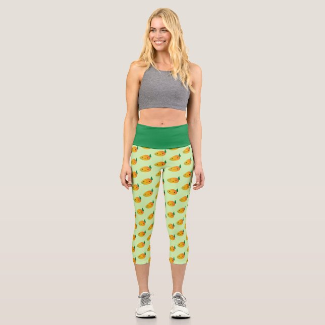 Leggings Capri Cute Kawaii Mango (Recto)