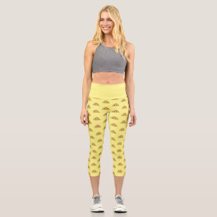 Leggings Capri Cute Kawaii Taco