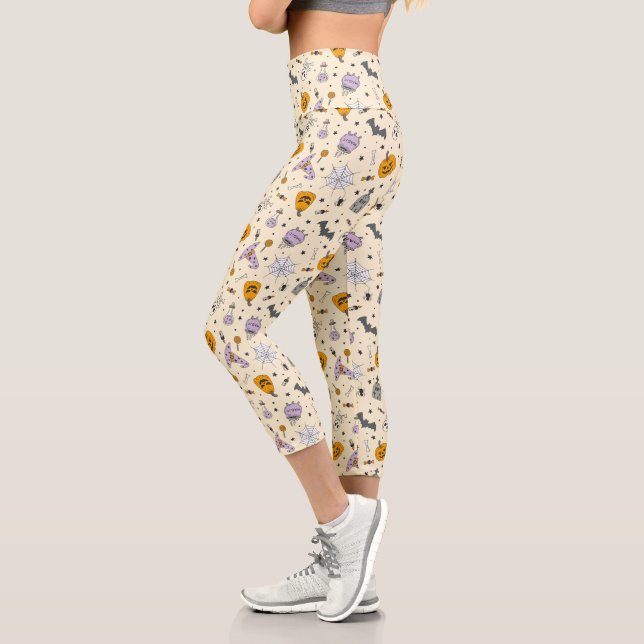 Leggings Capri Cute Motif Halloween (Gauche)