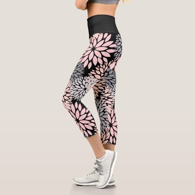 Leggings Capri Dahlia Gris rose (Gauche)