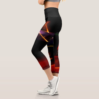 Leggings Capri danse de voiture violette