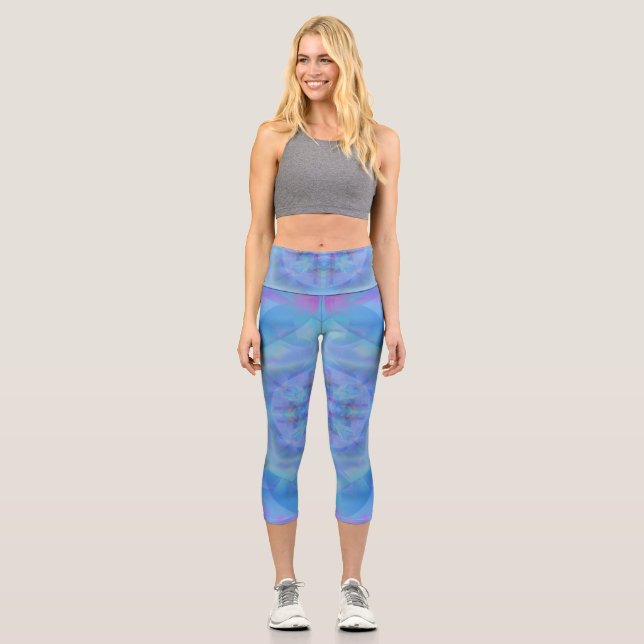 Leggings Capri Danseuse bleue (Recto)
