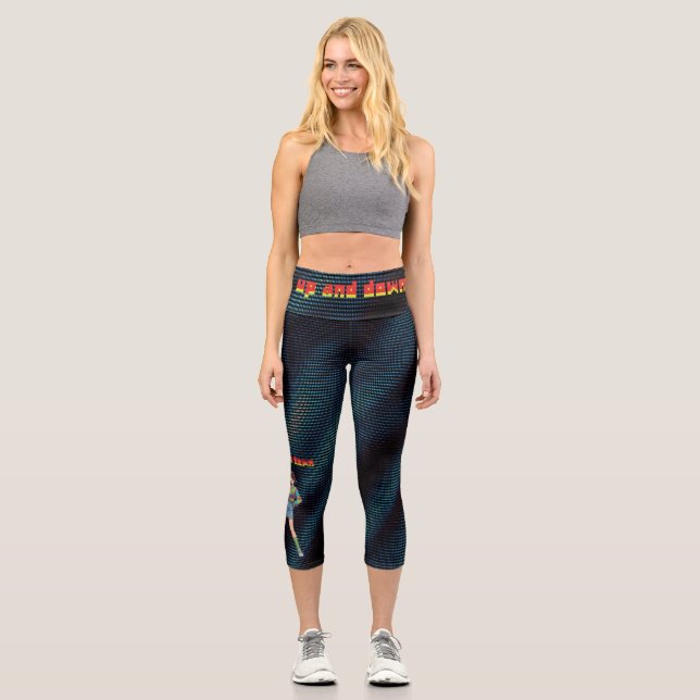 Leggings Capri De haut en bas (Recto)